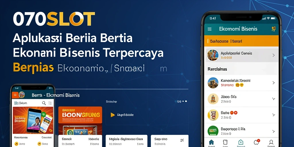 Tampilan antarmuka utama aplikasi 070SLOT yang informatif dan mudah digunakan.