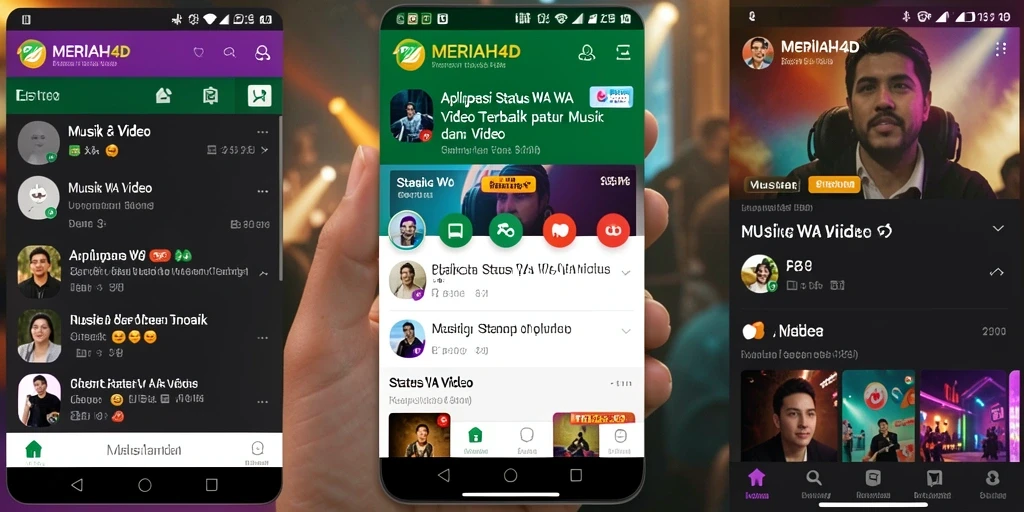 Tampilan antarmuka MERIAH4D yang memudahkan pengguna dalam memilih video.