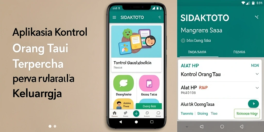 Antarmuka aplikasi SIDAKTOTO yang mudah digunakan untuk kontrol orang tua.
